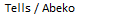 Tells / Abeko